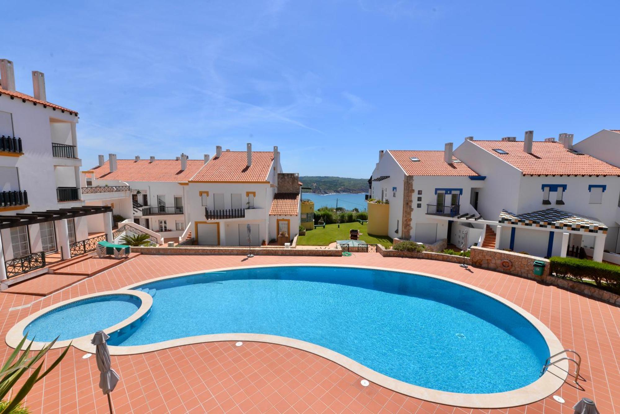 Paddle - Sea View Apartment With 3 Pools, Tennis & Squash Court ساو مارتينهو دو بورتو المظهر الخارجي الصورة